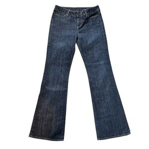 Talbots Heritage Boot Cut Dark Wash Jeans Women’s 2P/26 Mid Rise Blue